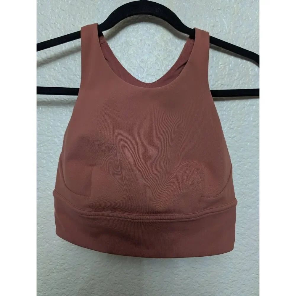 Lululemon athletic top size 6 pink color